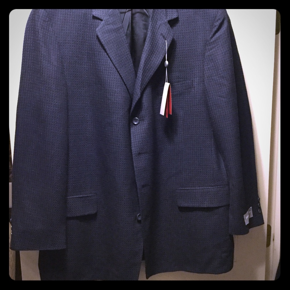 Men’s Designer Sport Coat- Blue 48L